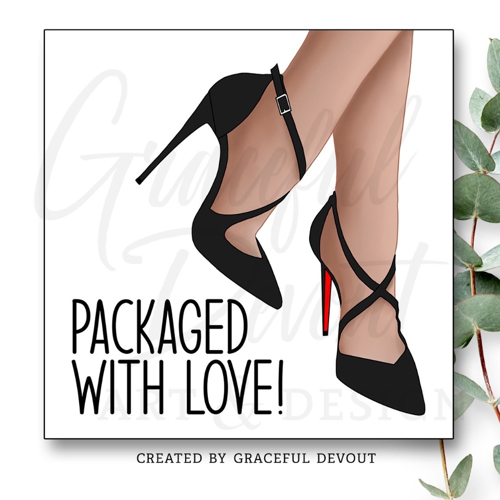 Packaged With Love!-2" (48ct) Stickers